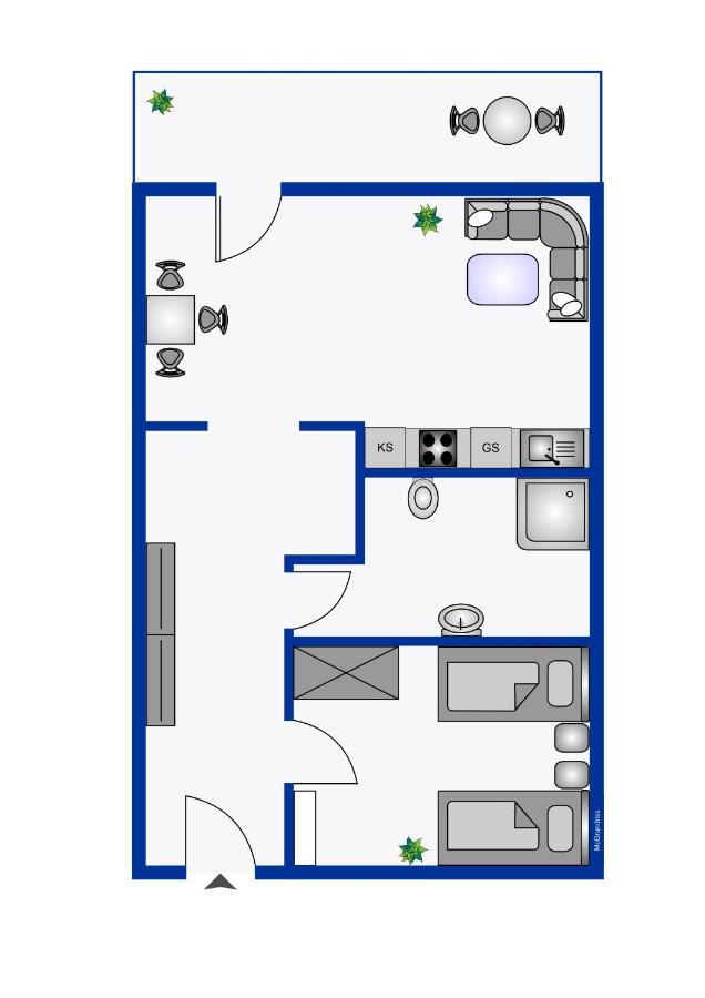 Ferienwohnung Beeke Wyk auf Föhr Exterior foto